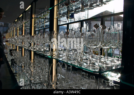 Riedel bicchieri in negozio a Kufstein Foto Stock