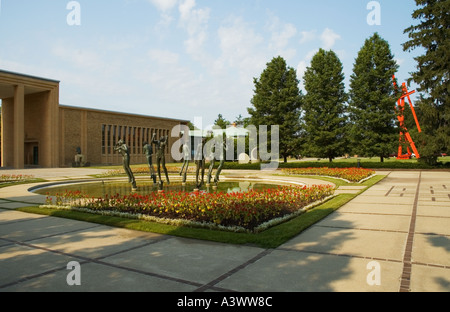 Michigan Bloomfield Hills Cranbrook Academy of Art Museo e Galleria giardino di sculture Foto Stock