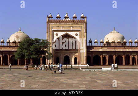 Geografia / viaggi, India, Fatehpur Sikri, edifici, Royal Palace, dettaglio, vista esterna, XVI secolo, costruito sotto mogul Akbar Foto Stock