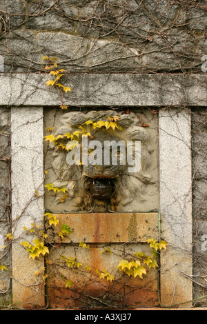 Fontana al Hartley Park Victoria British Columbia Vancouver Island British Columbia Canada Foto Stock