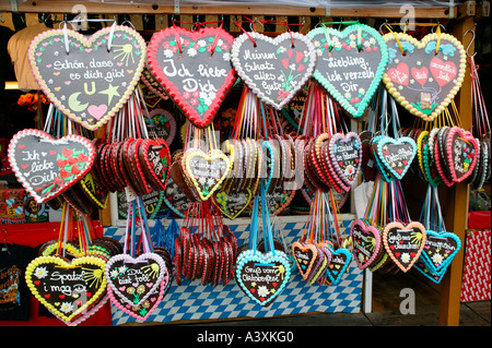 Souvenir al Oktoberfest a Monaco di Baviera Foto Stock