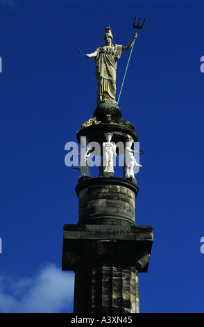Nelson's Monument, costruito nel 1891 per commemorare la morte di Ammiraglio Lord Nelson, Great Yarmouth, Norfolk, Regno Unito. Foto Stock