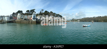 Fowey Harbour Cornwall Regno Unito Foto Stock