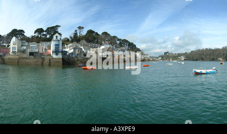 Fowey Harbour Cornwall Regno Unito Foto Stock