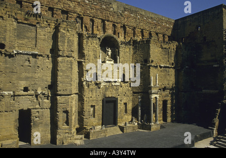 Anfiteatro di Orange, Francia, Provenza, Vaucluse, arancione Foto Stock