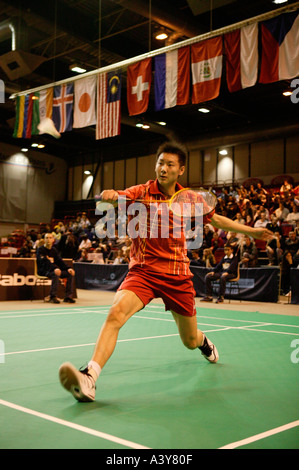 French Open Badminton campionato a Parigi sabato 20 marzo 2004 Foto Stock