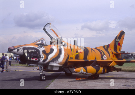 L'Aeritalia Fiat G.91R sedile singolo jet da combattimento. GAV 2253-229 Foto Stock