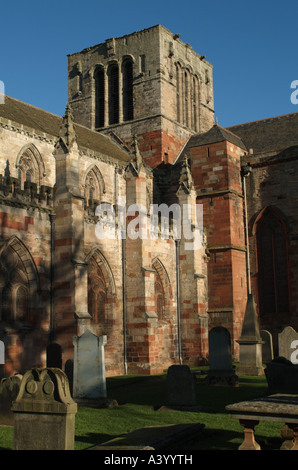 La torre di Santa Maria la Chiesa Parrocchiale, Haddington Foto Stock