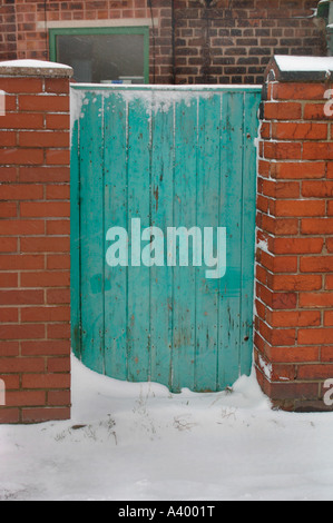 Torna alleato scena di neve. Foto Stock