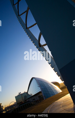 Il Glasgow Science Centre e Torre Fiume Clyde Glasgow Scotland Regno Unito Foto Stock