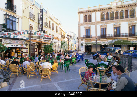 Spagna Ronda scene di strada Foto Stock