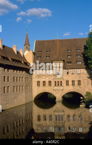 Germania Baviera Norimberga Heilig Geist Spital Foto Stock