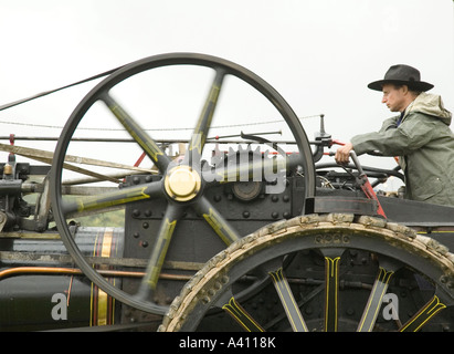 Fowler motore trazione grande vapore Dorset UK Fair Foto Stock