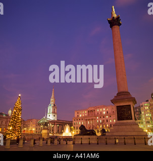 Trafalgar Square London REGNO UNITO Europa Foto Stock