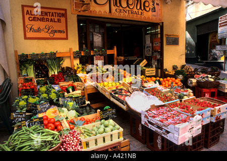 Nizza Costa Azzurra Francia Côte d'Azur fruttivendolo Foto Stock