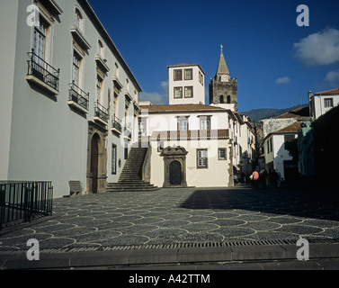 Capela de Santo Antonio costruito nel 1716 la cappella di Sant'Antonio nella parte vecchia di Funchal Madeira Portogallo Foto Stock