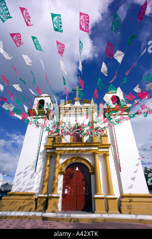 La Iglesia de Guadalupe, Cerro de Guadalupe. San Cristobal de las Casas, Chiapas, Messico Foto Stock