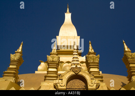 Wat That Luang Vientiane Laos Foto Stock