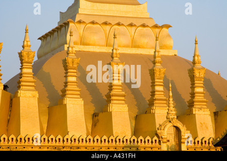 Wat That Luang Vientiane Laos Foto Stock