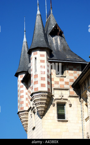 Chateau a Saumur, Francia Foto Stock