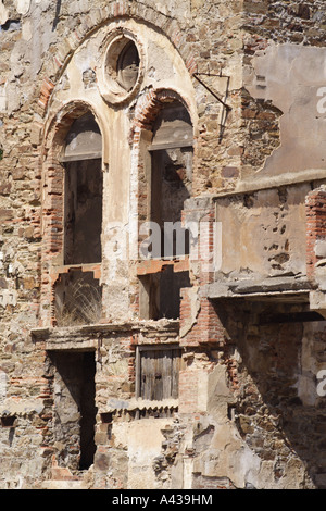 Miniere abbandonate posto a Ingurtosu. Sardegna, Italia. Foto Stock