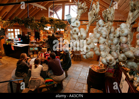 Aglio Shop Mersley Arreton Fattoria Isola di Wight in Inghilterra UK Gran Bretagna Foto Stock