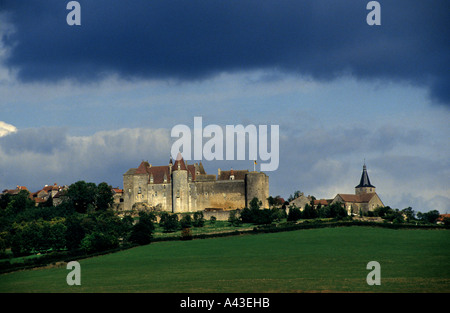 Canal de Bourgogne a Vandenesse en Auxois Châteauneuf ance Côte d Or Borgogna Francia Foto Stock