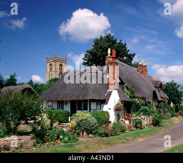 Mezzo Penny Cottage, Welford on Avon, Warwickshire, Inghilterra, Regno Unito Foto Stock