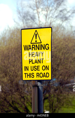 Segno al di fuori del nastro a caldo mulino a Corus Llanwern acciaierie Newport South Wales UK Foto Stock