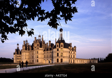 Il Castello Reale di Chambord, Loir et Cher Castle Loire Francia Foto Stock