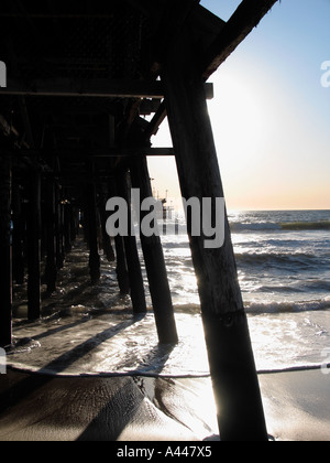 Santa Monica Pier Foto Stock