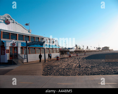 Santa Monica Pier Foto Stock