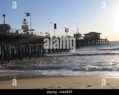 Santa Monica Pier Foto Stock