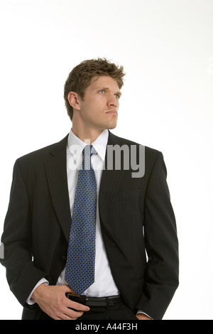 Attraente giovane uomo d affari Foto Stock