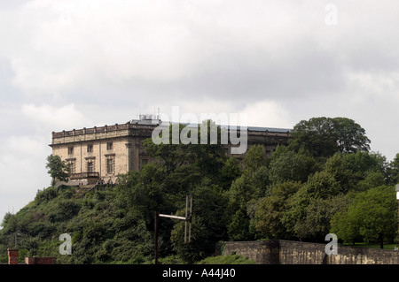 Nottingham Nottingham Castle è stato il Palazzo Ducale del duca di Newcastle che ha costruito il palazzo nel 1670 s in luogo di th Foto Stock