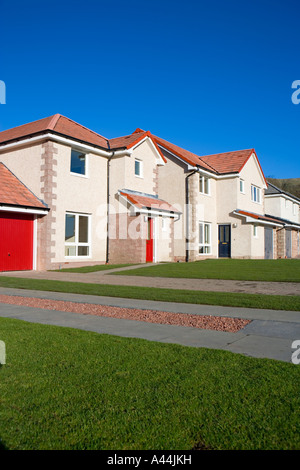 Nuove case in costruzione nella zona verde Foto Stock