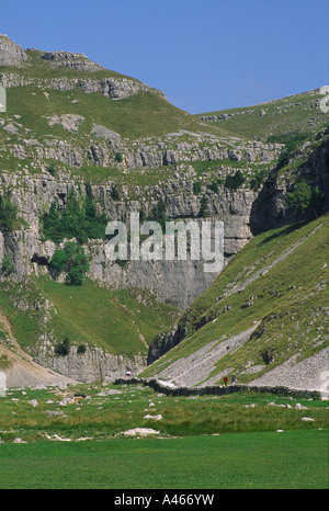 Gordale Scar Yorkshire Dales National Park Foto Stock