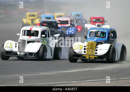 Legenda racing a Croft Foto Stock