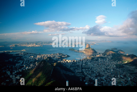 Vista sul Rio de Janairo Foto Stock