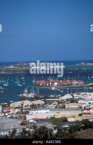 St Maarten Simpson Bay Foto Stock