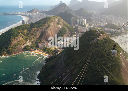 Vista sul Rio de Janairo Foto Stock