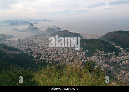 Vista sul Rio de Janairo Foto Stock