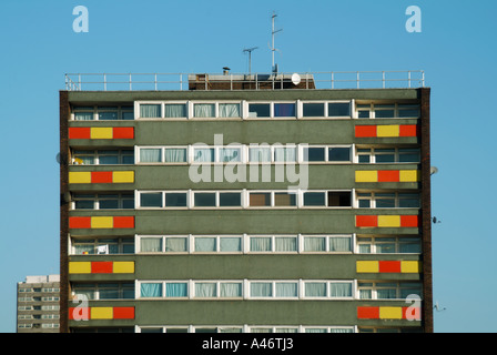 Londra Canning Town alto appartamenti Foto Stock