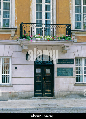 Luogo di Nascita di Marie Curie Varsavia POLONIA Foto Stock