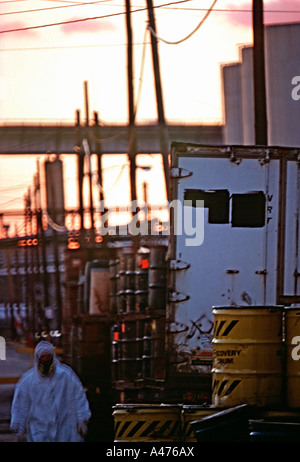 I rifiuti tossici sito Foto Stock