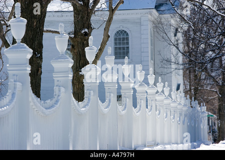 First Old Church, Bennington, Vermont USA Foto Stock