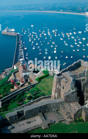 Porto di Gorey Foto Stock