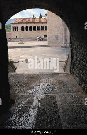 Portone che conduce alla Cattedrale di Girona Gerona Catalogna Catalogna Catalogna España Spagna Europa Foto Stock