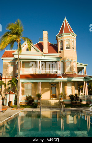 USA Florida Keys Casa Cayo Hueso la casa più southernmost Negli Stati Uniti continentali Key West Hotel storico Foto Stock