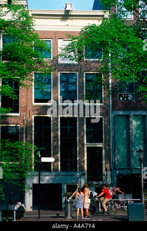 La casa di Anne Frank / Amsterdam Foto Stock